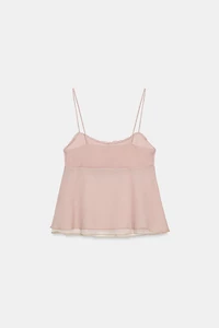 RUCHED CAMISOLE TOP