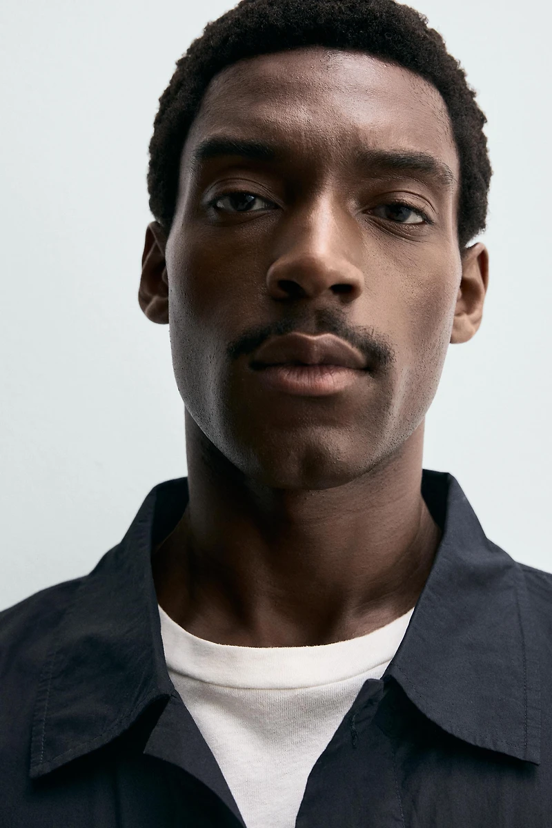 REGULAR FIT POPLIN OVERSHIRT