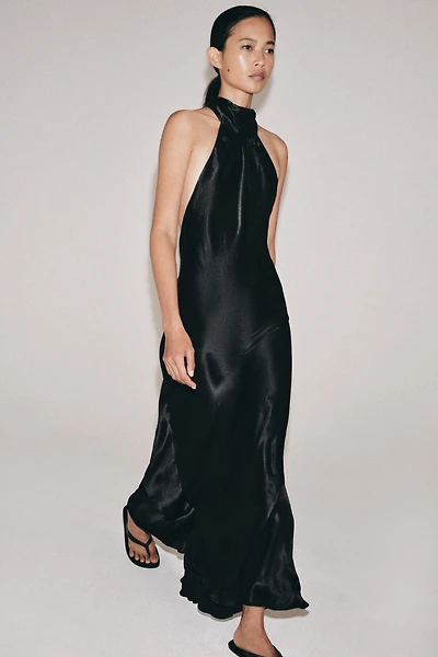 ROBE HALTER SATINÉE ZW COLLECTION