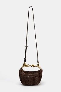 MINI BAG WITH METALLIC HANDLE