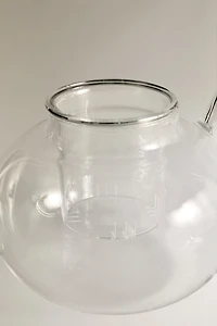 BOROSILICATE GLASS INFUSER TEAPOT