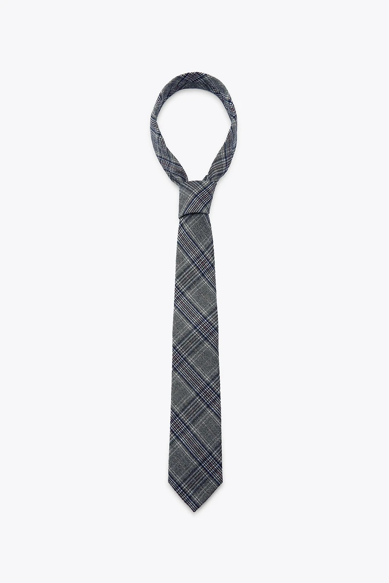 PLAID TIE