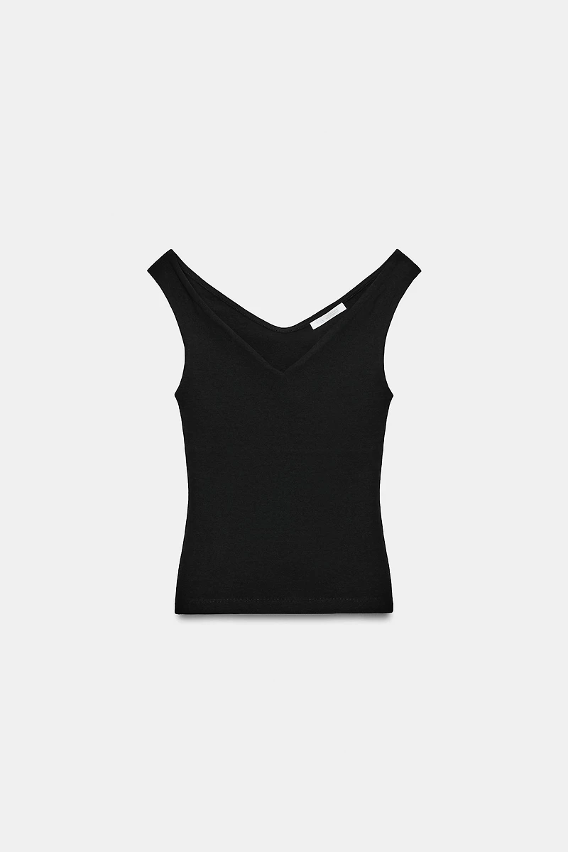 OFF-THE-SHOULDER T-SHIRT
