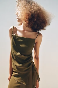 TOP ASYMÉTRIQUE TEXTURÉ SEMI-TRANSPARENT
