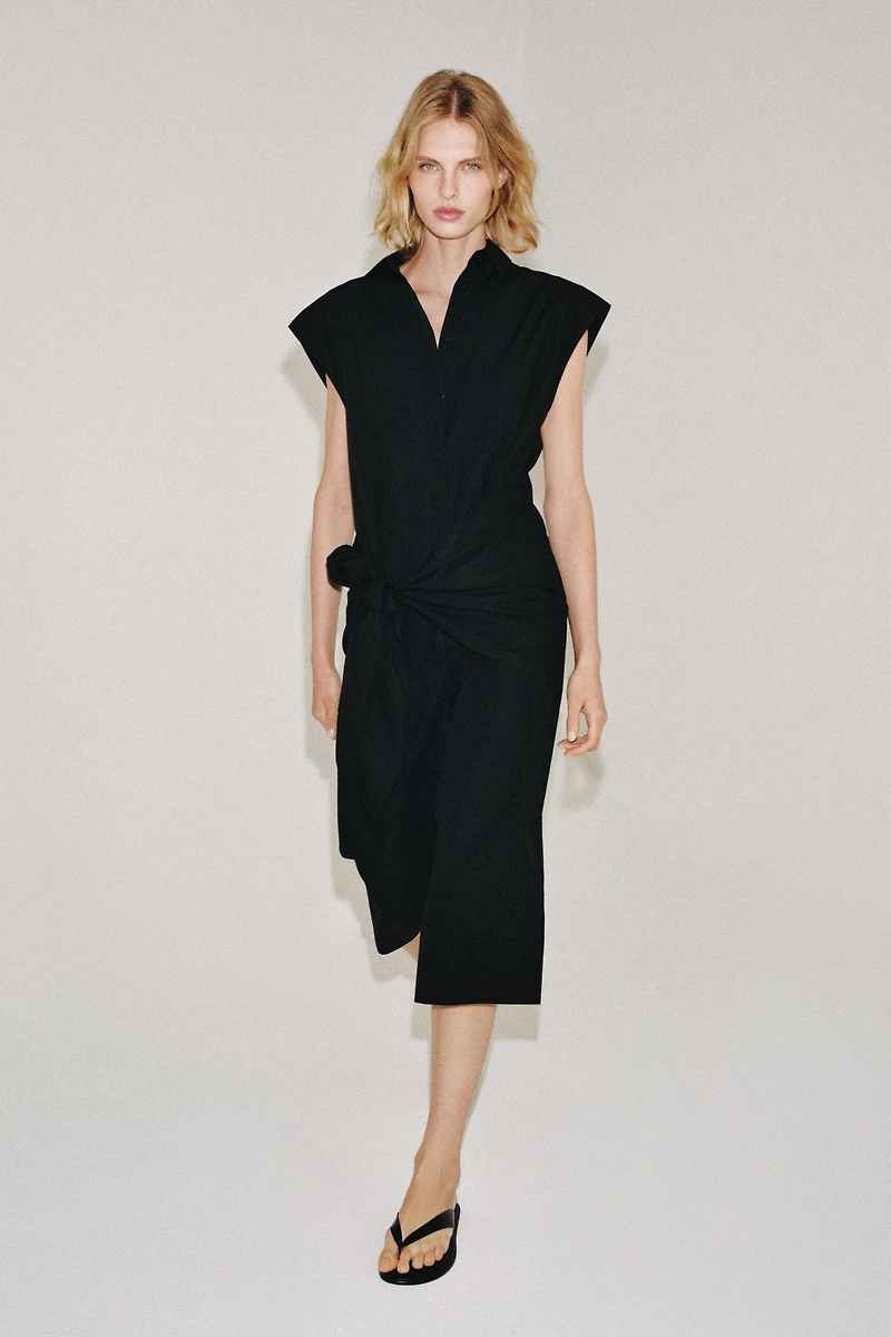 ZW COLLECTION SASH SHIRT DRESS