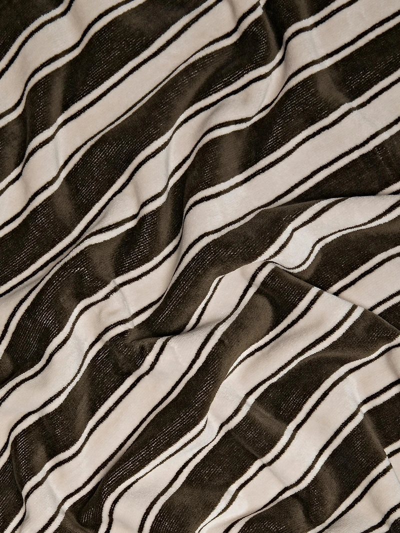 Striped cotton towel