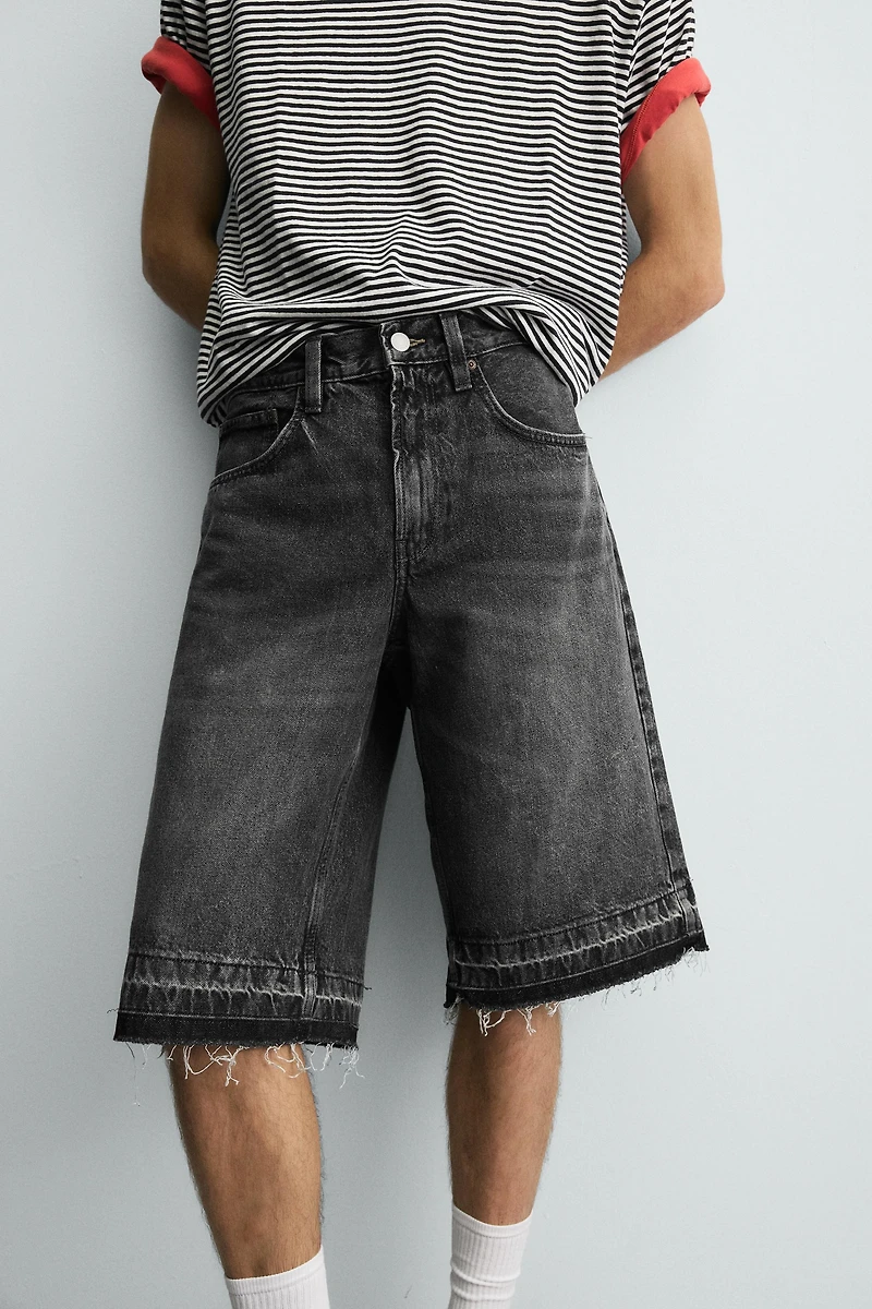 BAGGY FIT DENIM SHORTS