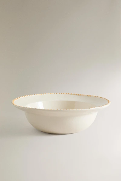 FISH EARTHENWARE SALAD BOWL