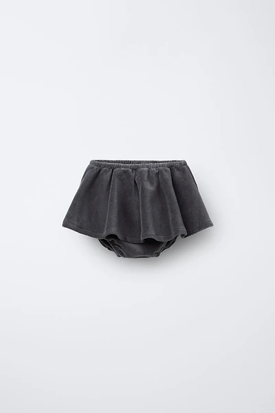 JUPE-CULOTTE EN VELOURS CÔTELÉ