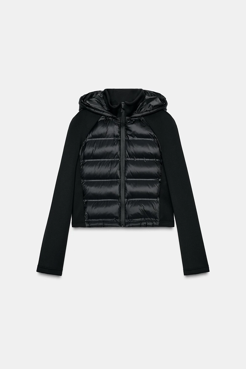REMOVABLE HOODIE COMBINATION PADDED JACKET