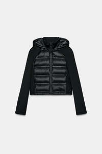 REMOVABLE HOODIE COMBINATION PADDED JACKET