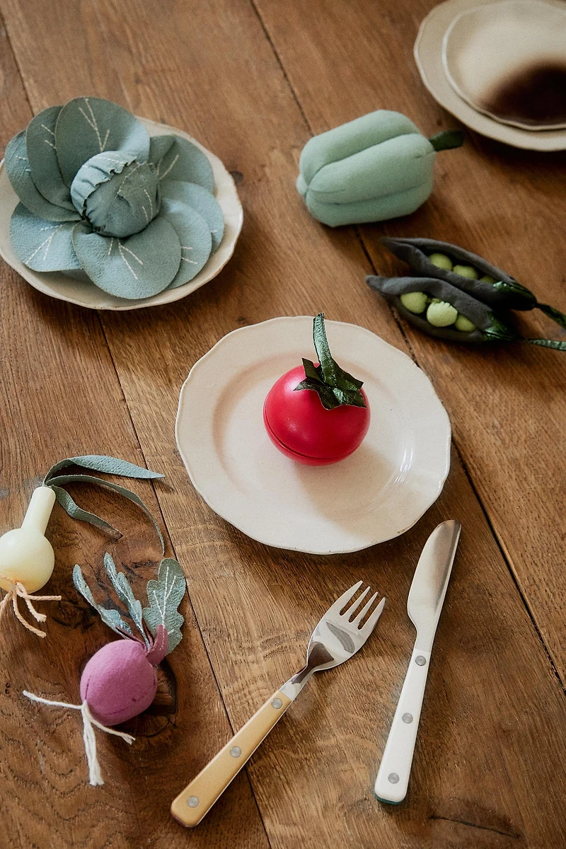 CHILDREN'S TOY FRUIT AND VEGETABLE SET