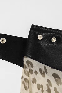 LEATHER BELT SKIRT KATE MOSS X ZARA