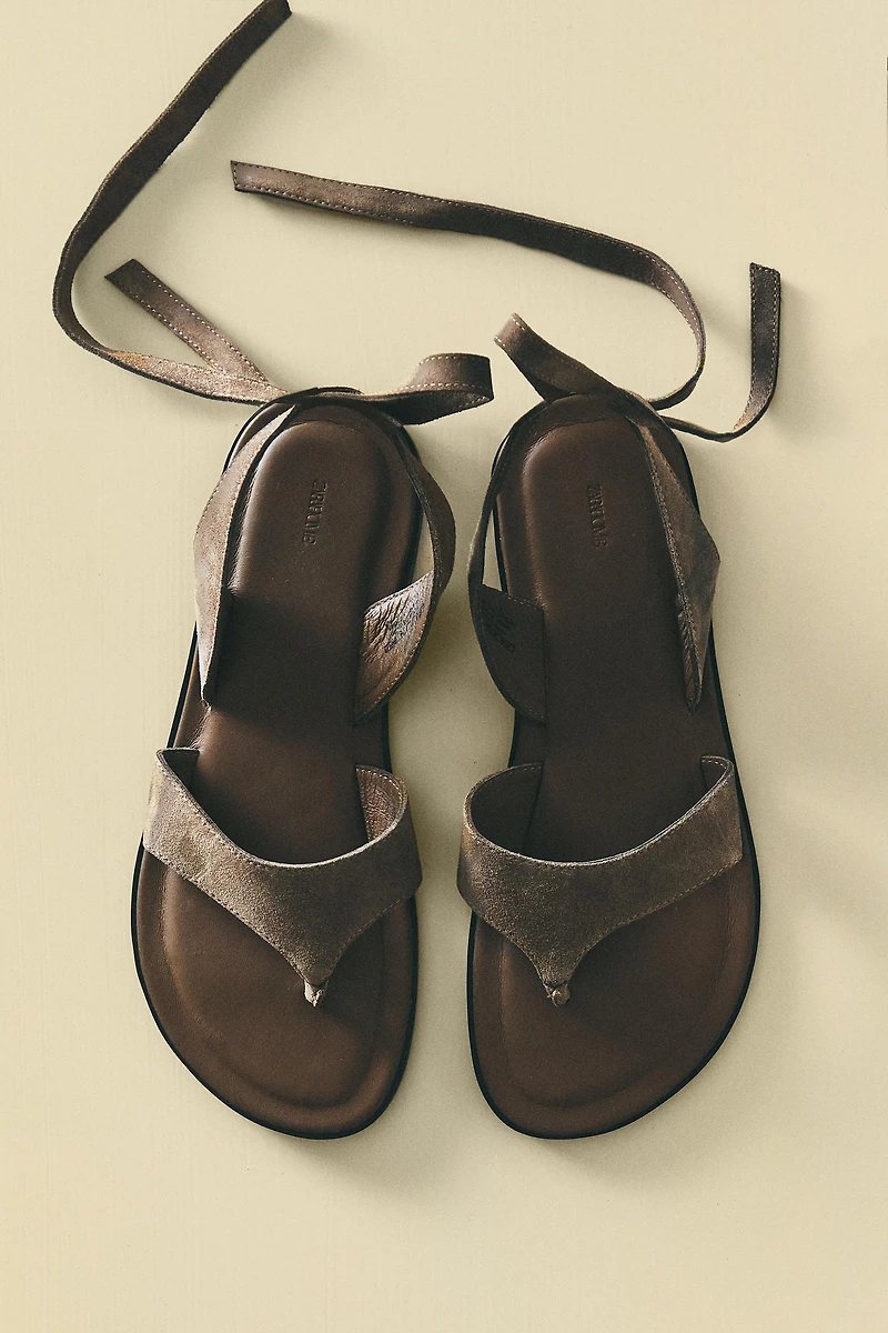SANDALES CUIR BRIDE CHEVILLE