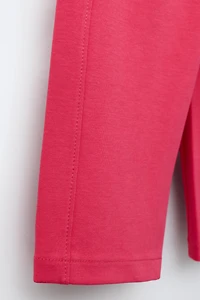 PANTALON WIDE LEG INTERLOCK INSCRIPTION EN RELIEF