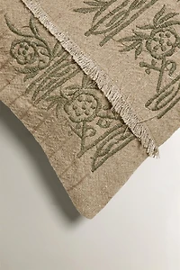HOUSSE DE COUSSIN BRODERIES