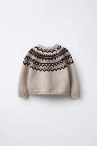 JACQUARD KNIT JUMPER