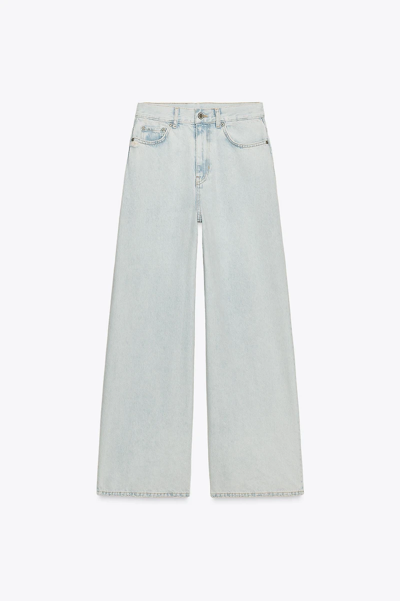 ZW COLLECTION HIGH WAIST PALAZZO JEANS