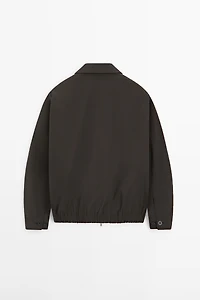 Blouson court total look
