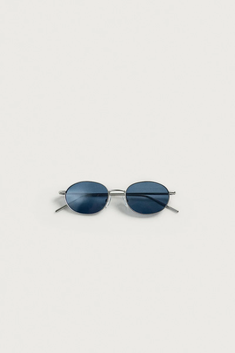 OVAL METAL SUNGLASSES