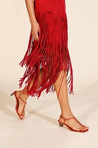 LIMITED EDITION SPLIT LEATHER SANDALS