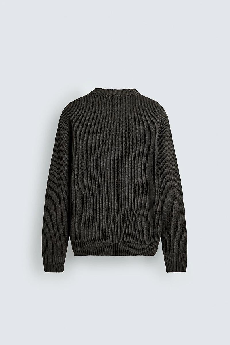 PURL KNIT SWEATER