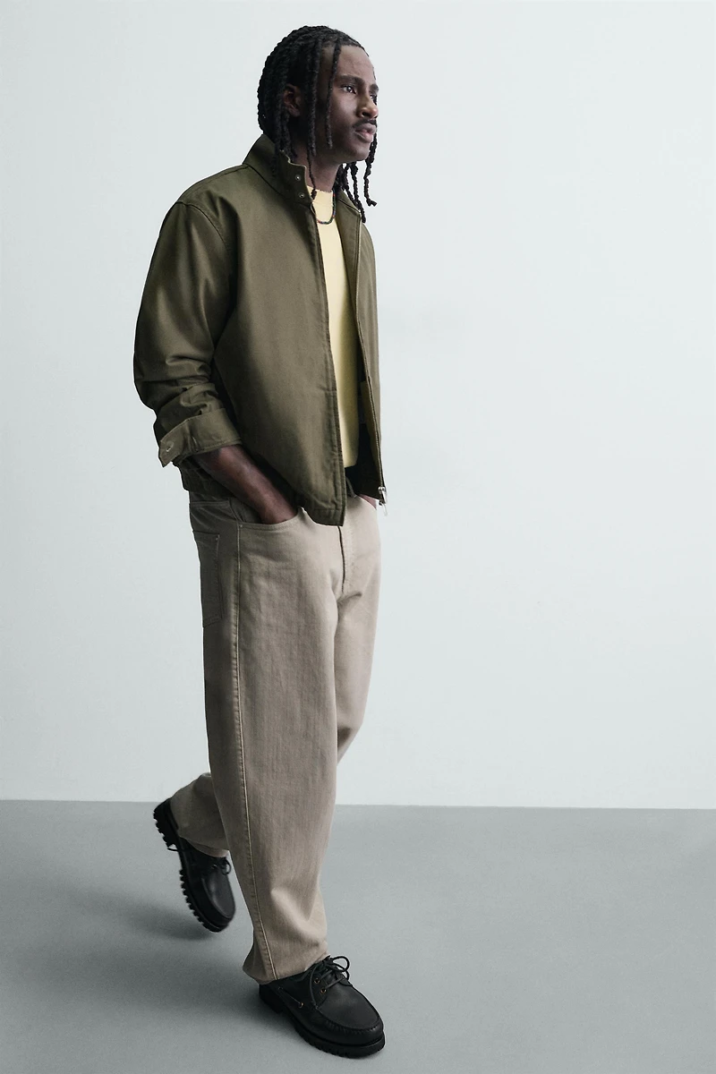 RELAXED FIT WRAP CLOSURE PANTS