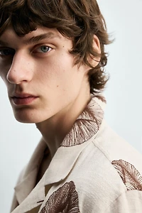 FLORAL EMBROIDERED SHIRT