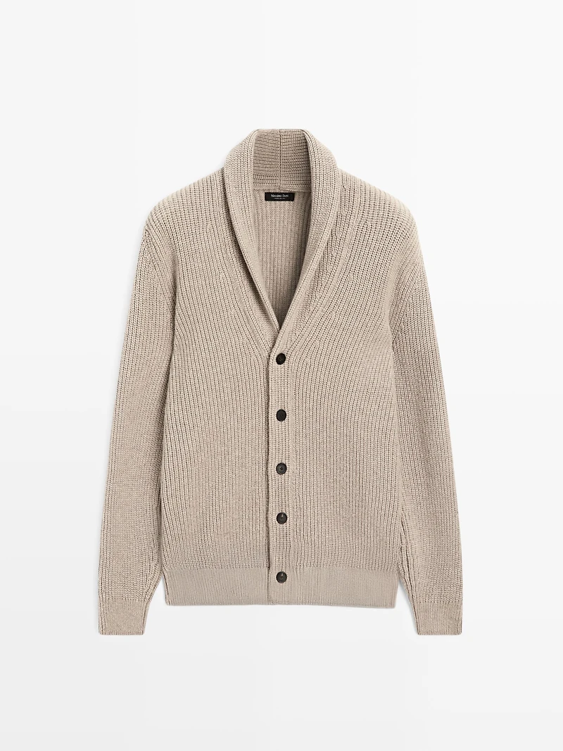 Cardigan à revers