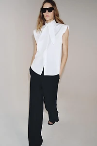 CHEMISE À RAYURES AVEC NŒUDS ZW COLLECTION