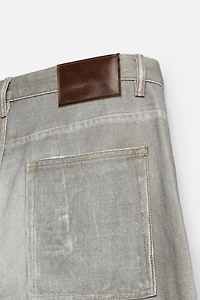 PRINTED BAGGY FIT JEANS