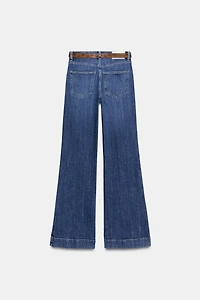 Z1975 FLARE HIGH WAIST JEANS WITH BELT