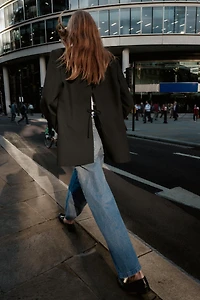 OPEN BACK TIE BLAZER
