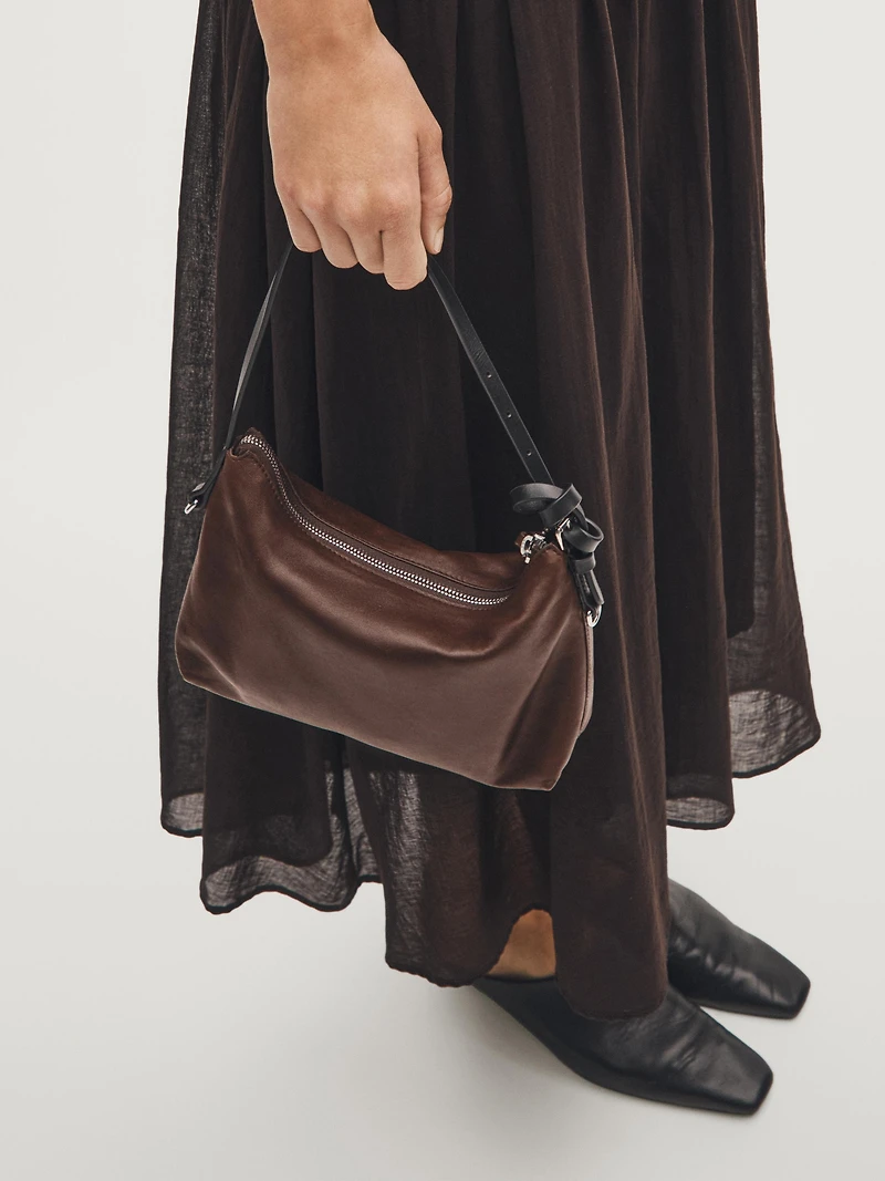 Small nappa leather bag