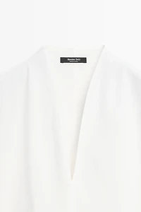 Matching dress with pleated skirt