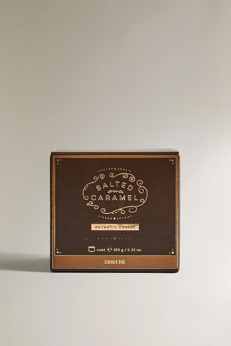 G) SALTED CARAMEL SCENTED CANDLE