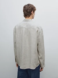 Regular fit striped shirt