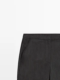 Flare fit trousers