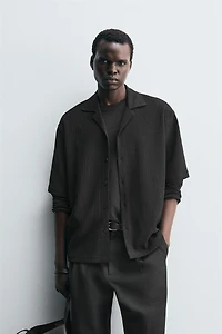 TEXTURED RELAXED FIT SHIRT