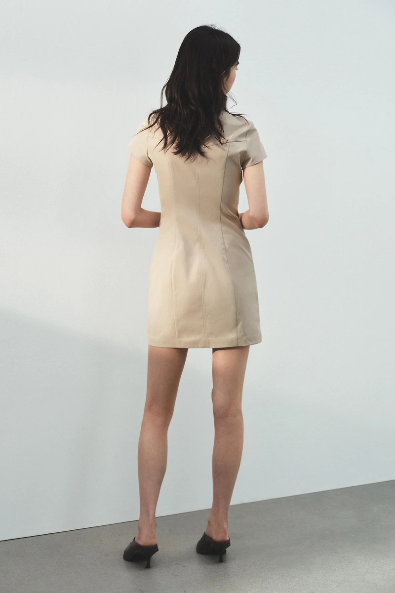 ELASTIC SHORT DRESS