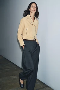 ZW COLLECTION LIMITED EDITION SUEDE LEATHER JACKET