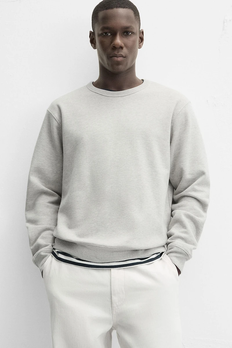 BASIC CREWNECK SWEATSHIRT