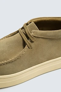 LEATHER RAISED SEAM SHOES