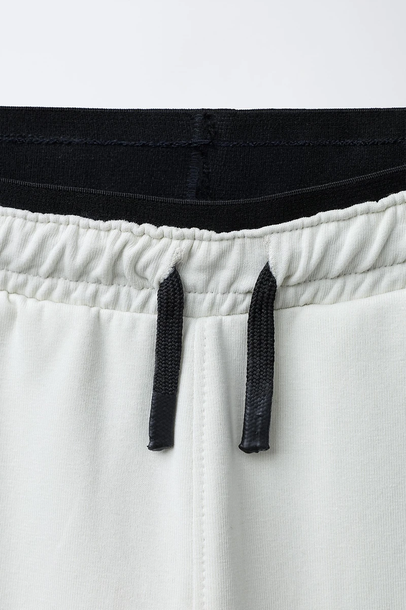 SPORTY INTERLOCK PANTS