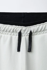 SPORTY INTERLOCK PANTS