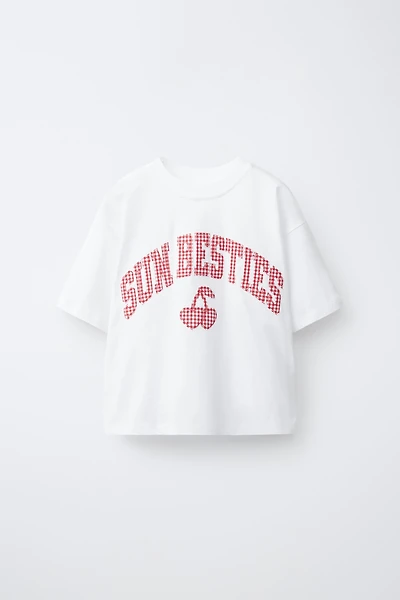 GINGHAM PATCH T-SHIRT