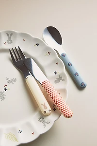 KIDS' BUNNY FLATWARE SET