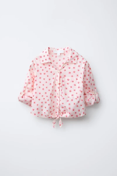 KNOT PRINT SHIRT