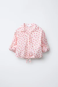 KNOT PRINT SHIRT