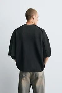 PRINTED KNIT T-SHIRT